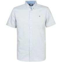 Chemise Petrol Industries Chemise Manches Courtes Bleu Clair