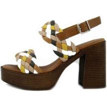 Sandales Raquel Perez Femme Chaussures, Sandales, Cuir, Talon et Plateau-18776