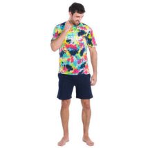Pyjamas / Chemises de nuit Achile Pyjama court en pur coton jersey "1986"