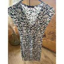 Robe courte La City Robe à coeur verte et noir