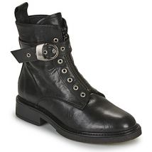 Boots Myma 7104-CUIR-NOIR