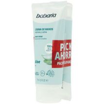 Soins mains et pieds Babaria Crème Mains À L 39;aloe Vera Lot 2 X