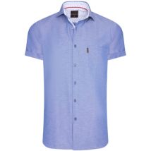 Chemise Cappuccino Italia Short Sleeve Blouse Royal