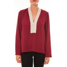 Blouses La Vitrine De La Mode By La Vitrine Blouse Z089 bordeaux