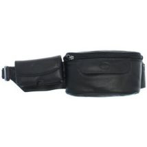 Sac banane Francinel Banane cuir vachette Ref 24475 Noir