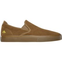 Chaussures de Skate Emerica WINO G6 SLIP ON BROWN GUM