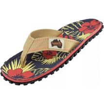 Tongs Gumbies Islander Denim Hibiscus