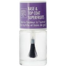 Soins des ongles Miss Den Vernis Soin Superfruits Base Top Coat