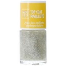 Soins des ongles Miss Den Top Coat Pailleté