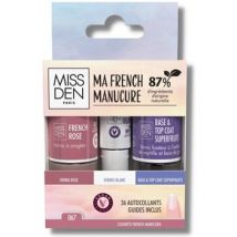 Soins des ongles Miss Den Kit French Manucure
