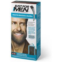 Colorations Just For Men Gel Coloration Moustache, Barbe Et Favoris marron Foncé