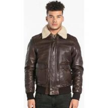 Veste Daytona CORSAIR FUR SHEEP PETROL BROWN
