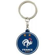 Accessoire sport FFF PORTE CLEF ROND 8CM EN BLISTER - Bleu - Unique