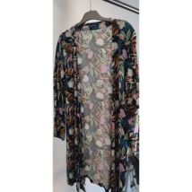 Gilet Rouge Gorge Kimono femme coloré