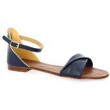 Sandales plates Gianni Crasto Nu pieds cuir