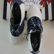 Derbies Lola Ramona Escarpins rétro navy