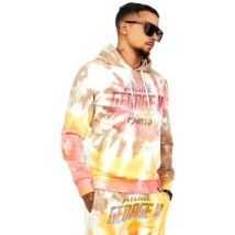 Sweat-shirt Avenue George V GEORGE V - Sweat à capuche tie and dye - beige