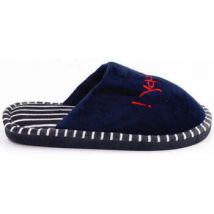 Chaussons Vera Collection Chaussons Pantoufles fourrés femme, Bleu marine