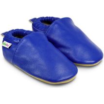 Chaussons bébé Bibalou Unis - Bleu Electrique