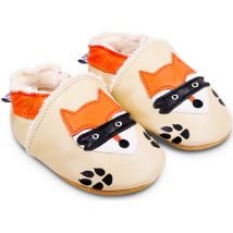 Chaussons bébé Bibalou Maitre Renard - fourrure