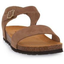 Sandales Frau Nabuk Sabbia