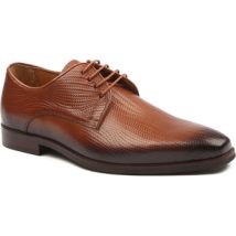 Bottes plates Melik Derby Chaussures Monoti Cognac