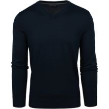 Sweatshirts Suitable Pullover à col en V Merino Navy