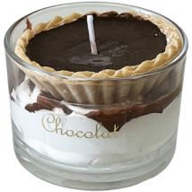 Bougies, diffuseurs Provence Chic Bougie parfumée tartelette au chocolat fabriquée en Provence