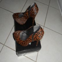 Chaussures escarpins Morgan Escarpins Morgan panthère