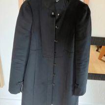 Manteau Patrizia Pepe MANTEAU LAINE NOIR PATRIZIA PEPE T38