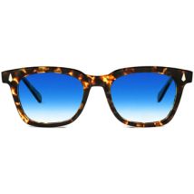 Lunettes de soleil Fabbricatorino 1457 Este Lunettes de soleil, Havana/Bleu clair, 52 mm