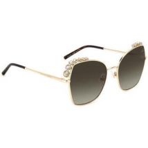Lunettes de soleil Carolina Herrera HER 0145/S Lunettes de soleil, Or rose/Marron, 59 mm