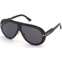 Lunettes de soleil Tom Ford FT0836 TROY Lunettes de soleil, Noir/Fumée, 61 mm