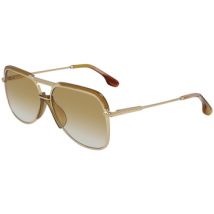 Lunettes de soleil Victoria Beckham VB205S Lunettes de soleil, Or/Jaune, 58 mm