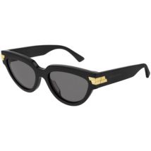 Lunettes de soleil Bottega Veneta BV1035S Lunettes de soleil, Noir/Gris, 55 mm