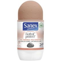 Déodorants Sanex Natur Protect 0% Pierre D 39;alun Déodorant Roll-on Sensible