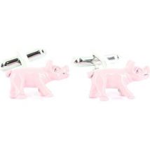 Boutons de manchettes Tony & Paul Boutons de manchette cochon Rose cochon
