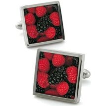 Boutons de manchettes Robert Charles Boutons de manchette Baies Rouge