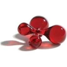 Boutons de manchettes Sonia Spencer Boutons de manchette Rouge