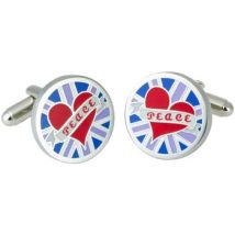 Boutons de manchettes Sonia Spencer Boutons de manchette Rouge