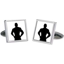 Boutons de manchettes Sonia Spencer Boutons de manchette Noir