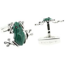 Boutons de manchettes Simon Carter Boutons de manchette Darwin Vert
