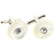 Boutons de manchettes Simon Carter Boutons de manchette Blanc