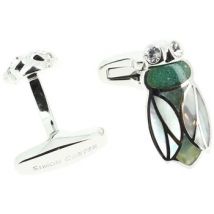 Boutons de manchettes Simon Carter Boutons de manchette Vert