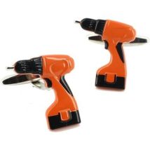 Boutons de manchettes Cravate Avenue Signature Boutons de manchette visseuse Orange