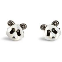 Boutons de manchettes Simon Carter Boutons de manchette Panda de Darwin Blanc