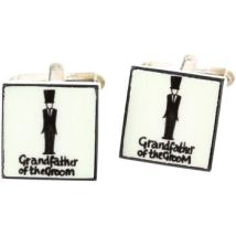 Boutons de manchettes Sonia Spencer Boutons de manchette Mariage Blanc 1