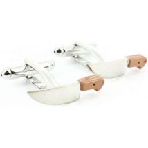 Boutons de manchettes Tony & Paul Boutons de manchette Couteau de cuisine Marron