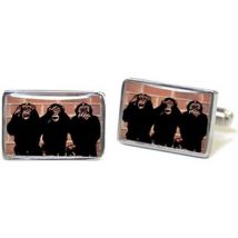 Boutons de manchettes Tyler & Tyler Boutons de manchette Red Bricks Rouge