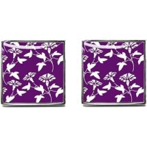 Boutons de manchettes Tyler & Tyler Boutons de manchette Victorian Violet